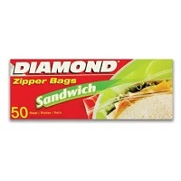 Diamond Zipper Bag Sandwich 50bags
